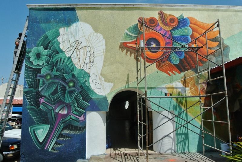 Riviera Maya Lifestyles Blog Sea Walls Murals for Oceans on Isla Mujeres